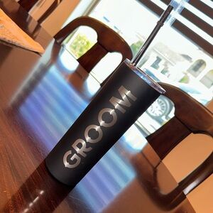 Groom tumbler